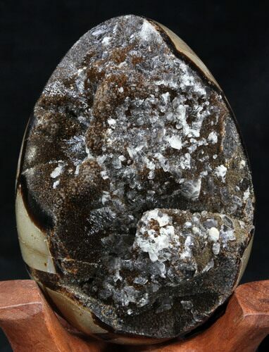 Septarian Dragon Egg Geode - Calcite & Barite #34705